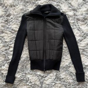 Rue 21 bomber style jacket, black, size small